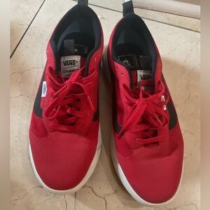 Red Vans Ultra Range sneakers